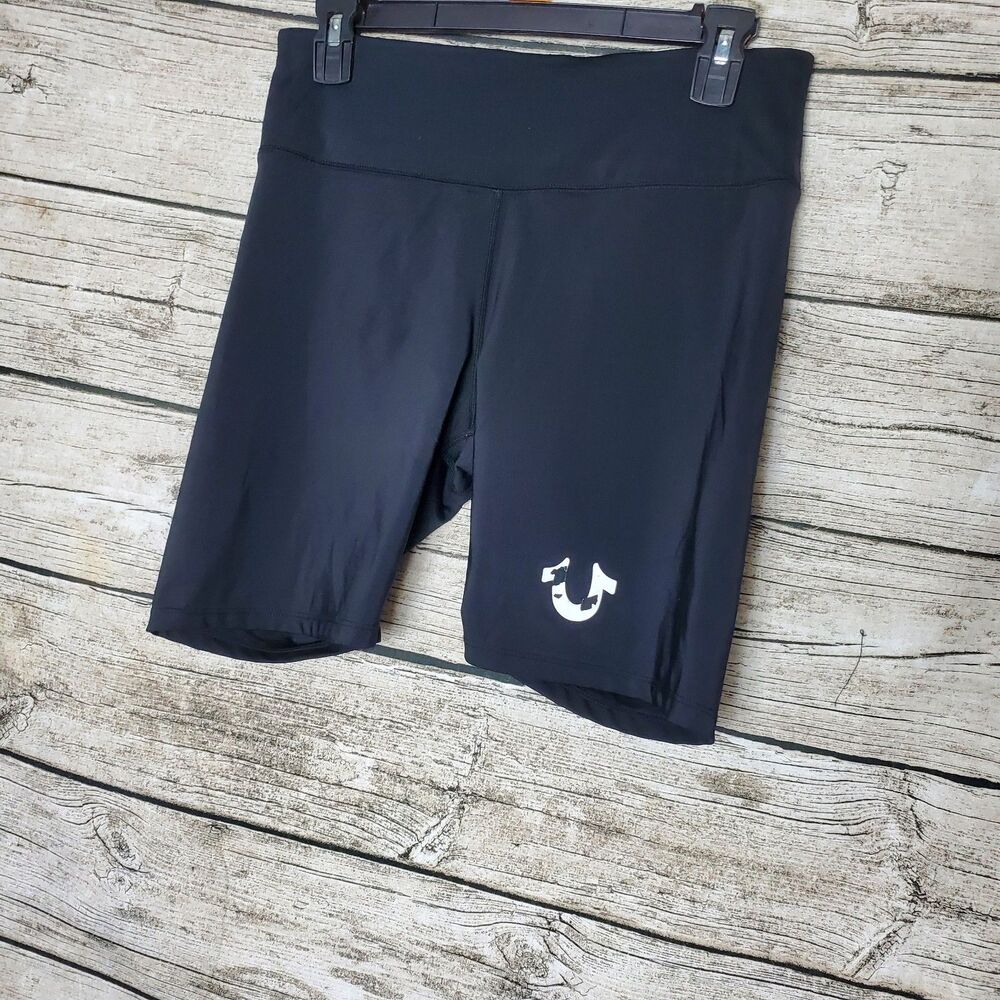 Biker negro true religion Biker Shorts Size Medium